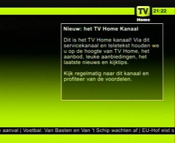 TV Home kanaal begonnen