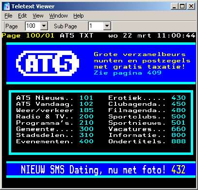 Teletext window