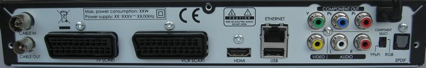 aansluitingen Humax IRHD-5000C