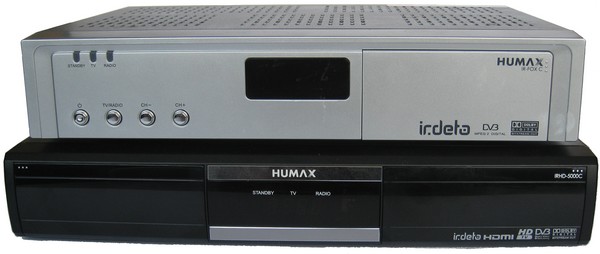 Humax IR-FOX-c en IRHD-5000c