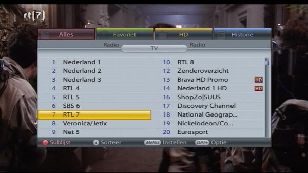 zenderlijst