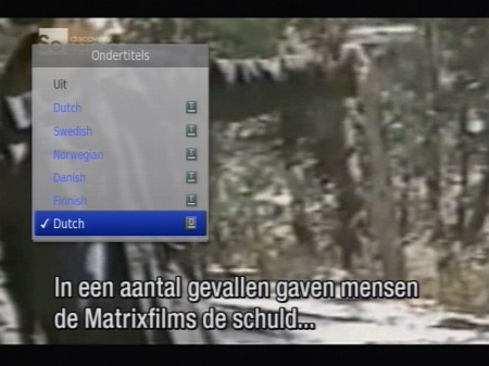 keuze type ondertiteling