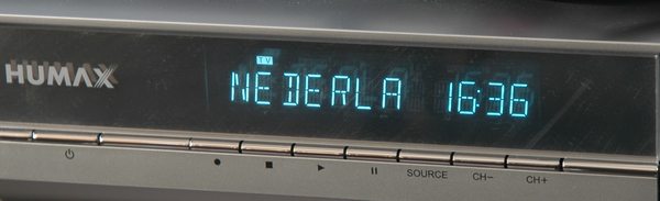 display zendernaam humax 9200