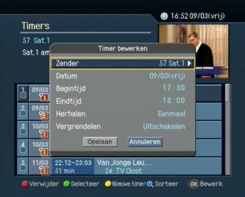 Timer Bewerken