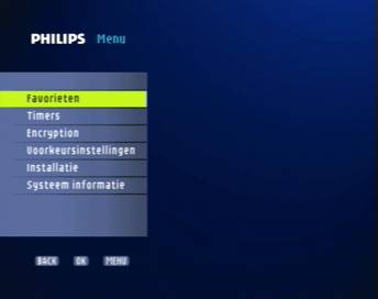 hoofdmenu