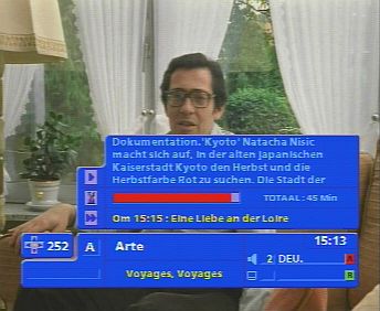 EPG op de sagem