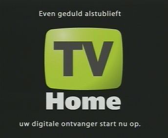 TV Home opstart scherm