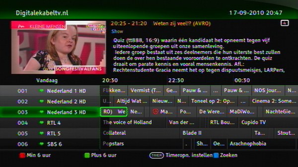 EPG 360 minuten