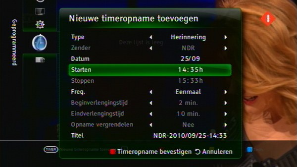 herinnering timer