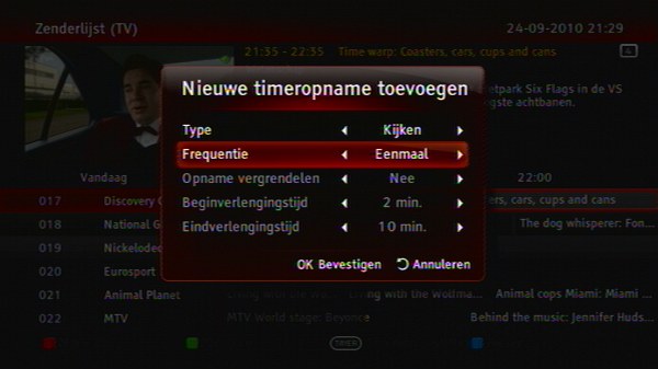 timer toevoegen