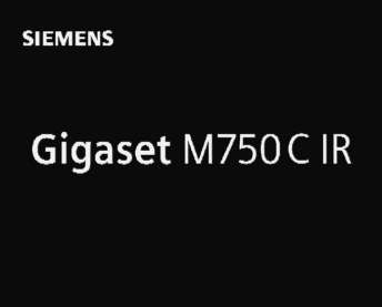 Opstarten Siemens Gigaset M750 C IR