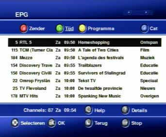 sagem epg